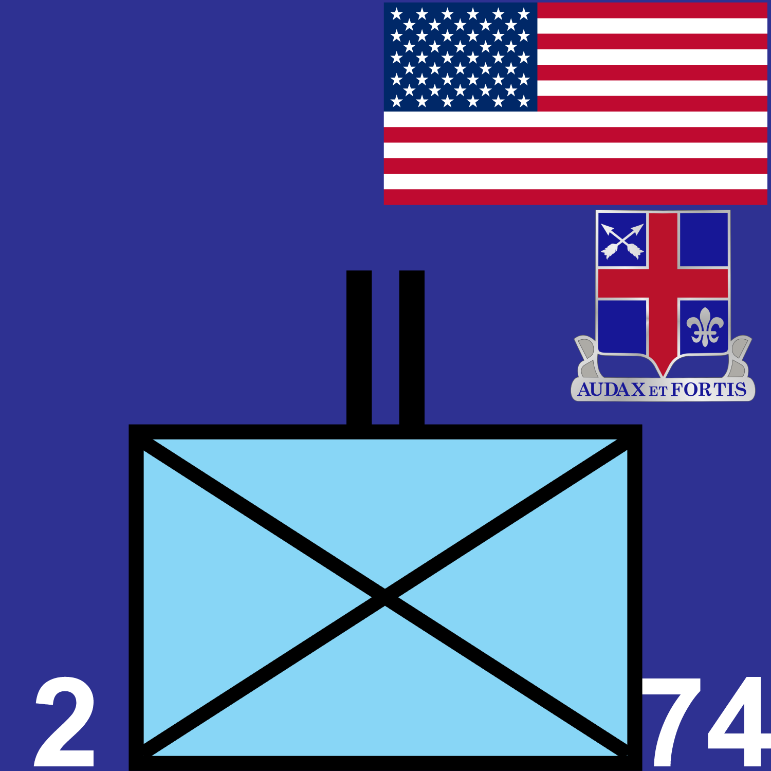 2d Battalion, 74th Infantry Regiment icon